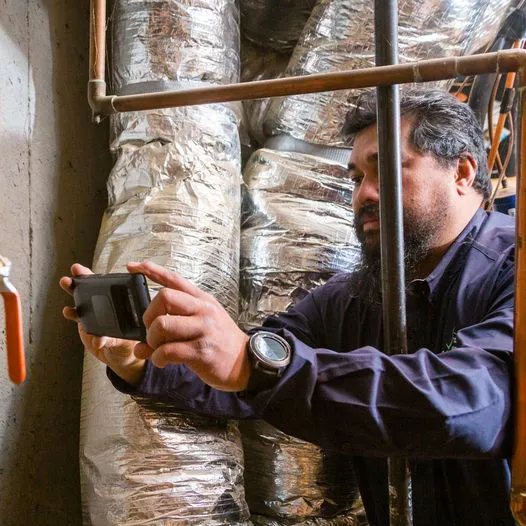 HVAC defect found during inspection